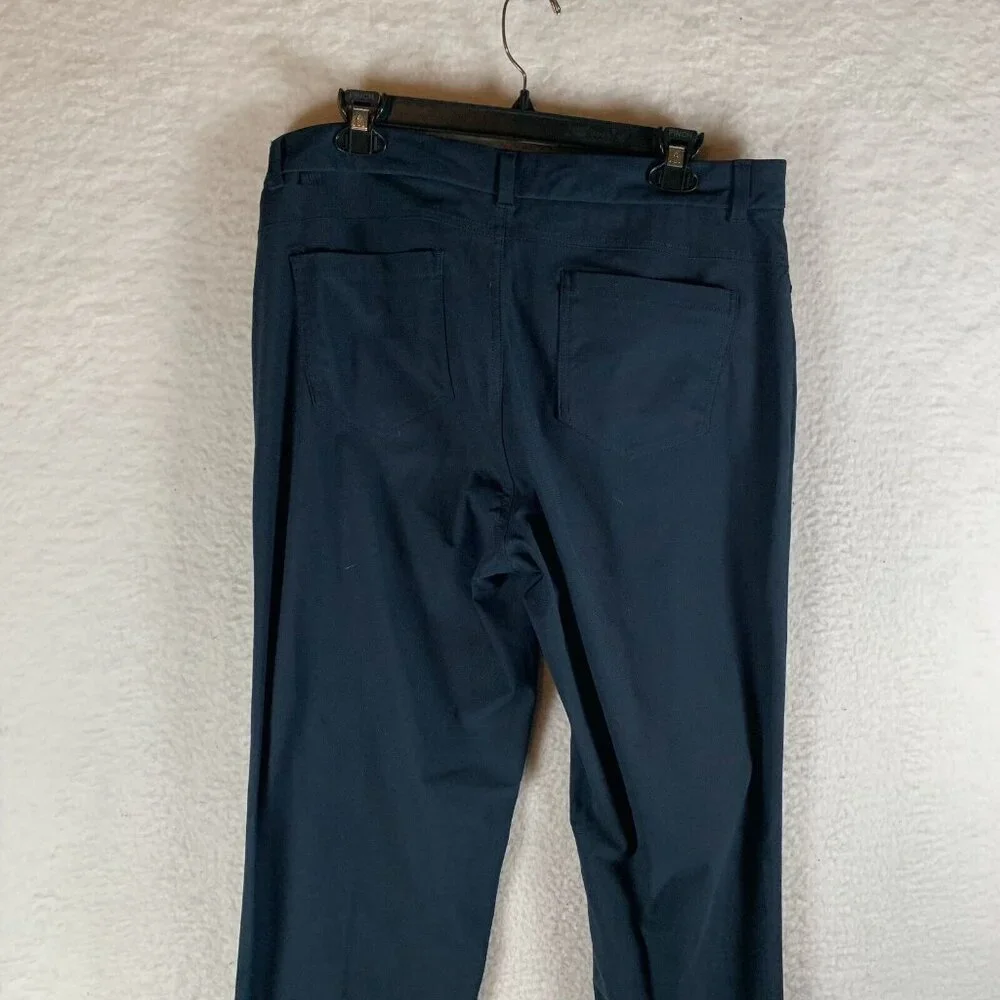VRST Commuter 2-Way Pants Men's 34 Navy Blue Polyester Stretch Athletic Fit 9782